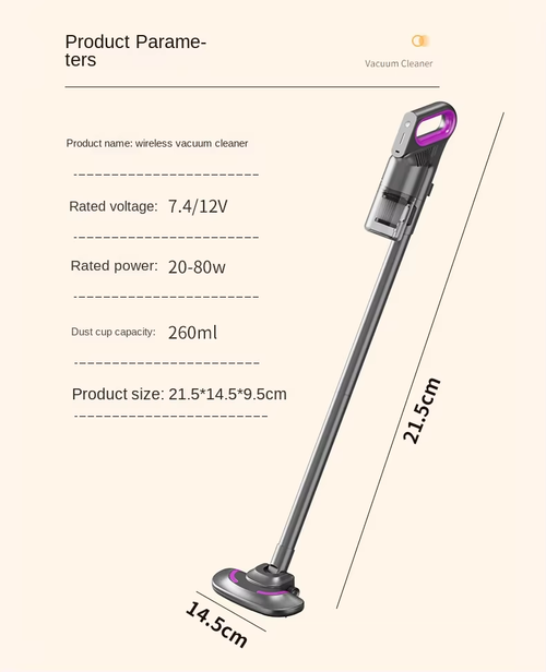3-in-1 Strong Suction Cordless Handheld Stick Vacuum Mop Mite Removal（Cash on delivery is supported）