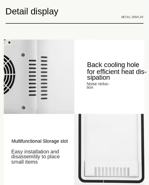 SAST 16L Portable Mini Fridge Warmer Cooler for Car Home Dorm 12V 220V Gold Keep Drinks Cold Warm Ideal for Ghana