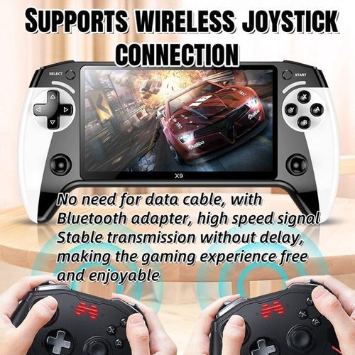 Portable Retro Game Console features 5.5 Inch large screen and ultra HD graphics supports 10 emulators for rich gaming fun compact and easy to carry for on the go play perfect gaming experience for retro game lovers an ideal gift choice for birthdays Fathers Day and Christmas surprises