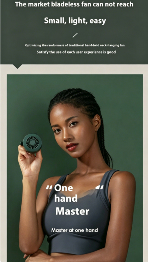 Portable Clip Fan For Neck And Waist（Cash on delivery is supported）
