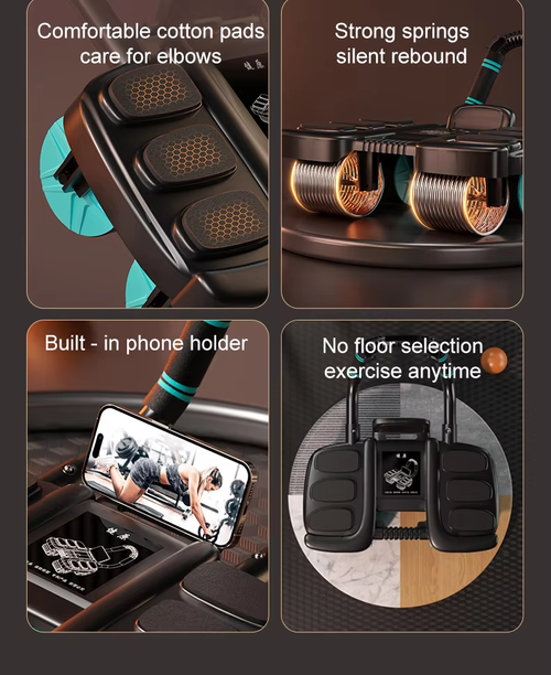 Home Fitness Ab wheel 4 wheels strong core trainer safe weight loss（Cash on delivery is supported）