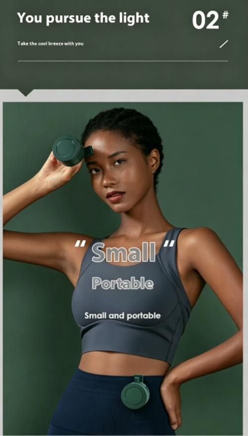 Portable Clip Fan For Neck And Waist（Cash on delivery is supported）