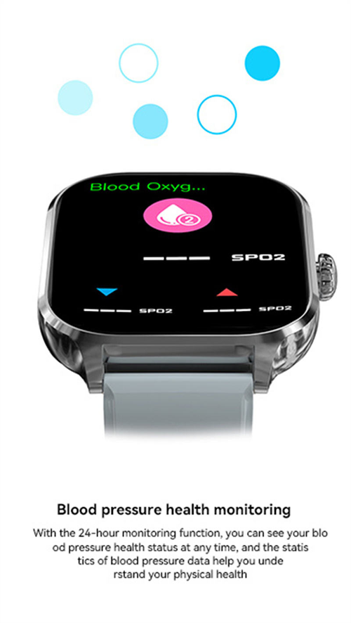 Smart Watch with Bluetooth Call and Multi-Function Notifications