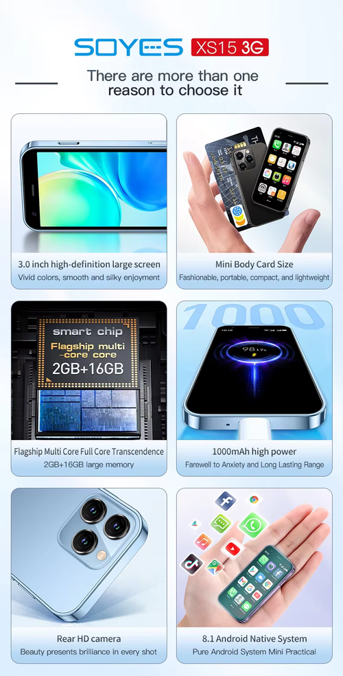 MINI 3G Smart Phone: Portable Android, Flagship Specs, Dual SIM（Cash on delivery is supported）