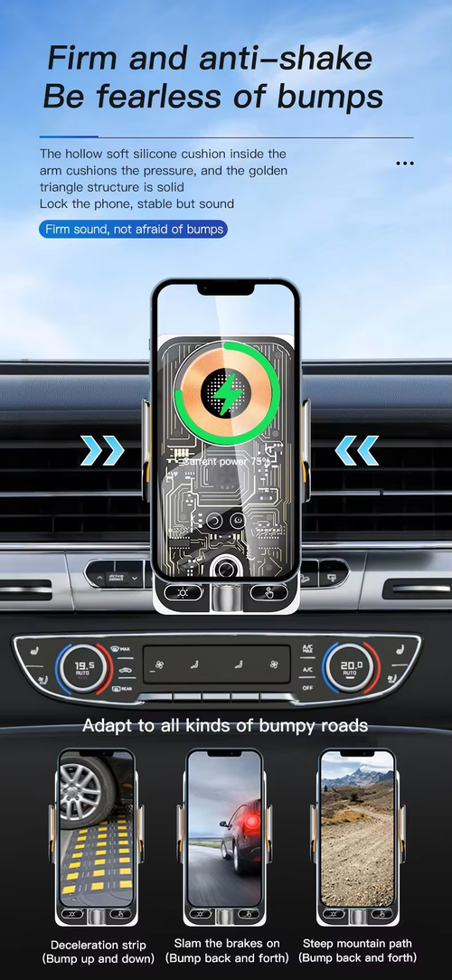 Super 66W Wireless Car Charger Magnetic Mount Auto Infrared Sensor（Cash on delivery is supported）