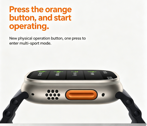 Ultra2 Smart Watch BP Heart Rate Bluetooth Sports Watch（Cash on delivery is supported）