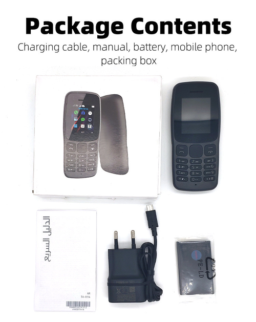 2G Dual SIM Long Standby for Elders and Students Phone（Cash on delivery is supported）
