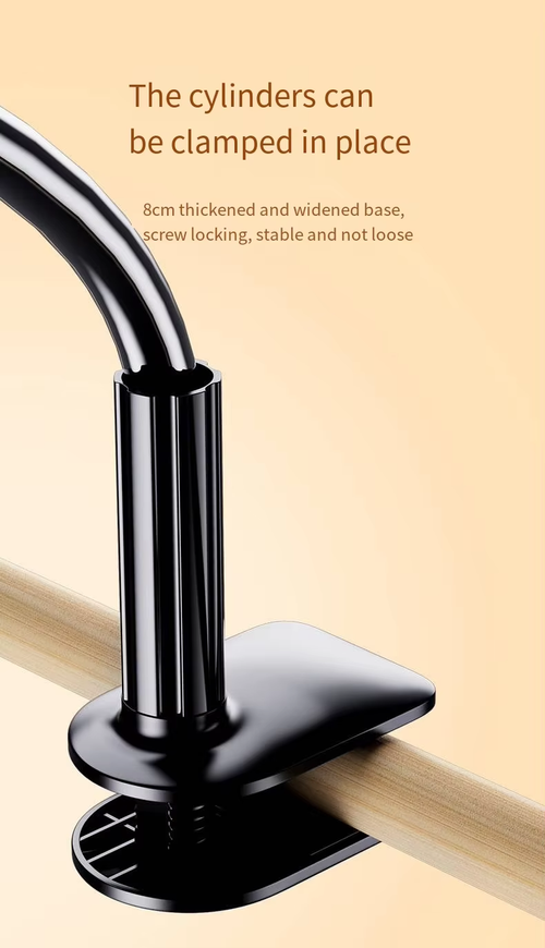 360 Rotatable Foldable Phone Tablet Clamp Stand（Cash on delivery is supported）