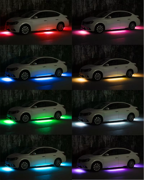 App and Remote Control LED Car Chassis Atmosphere Lights（Cash on delivery is supported）