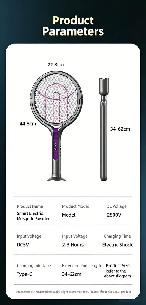 2-in-1 Rechargeable Rotatable Retractable Mosquito Swatter（Cash on delivery is supported）