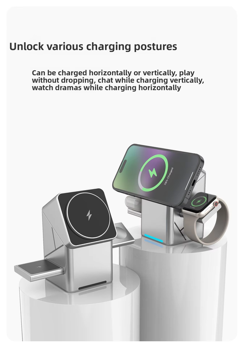 3-in-1 Magnetic Wireless Charger – Fast, Neat, and Built for You（Cash on delivery is supported）