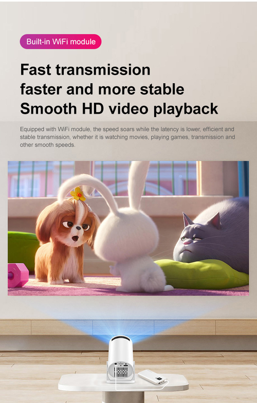 Portable HD Projector Home and Outdoor（Cash on delivery is supported）