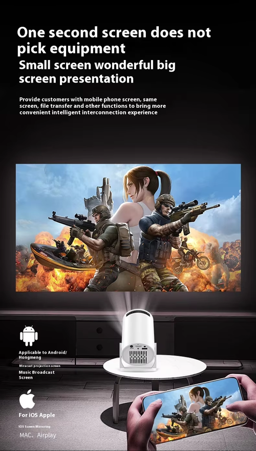 Bestselling HY200 1080P Android Projector Portable New Home Theater Projector for Ghana