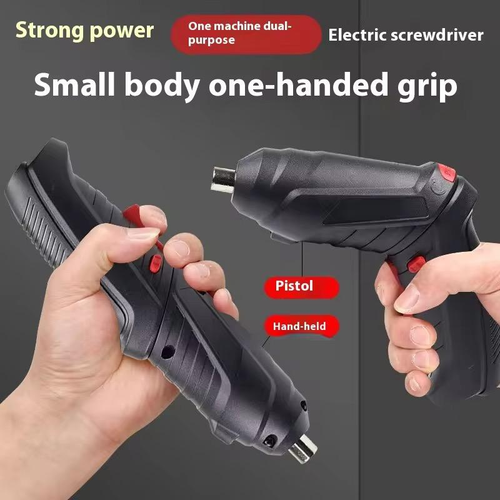 Rechargeable Electric Screwdriver Foldable Lithium Power Cross and Flat Bits All（Cash on delivery is supported）