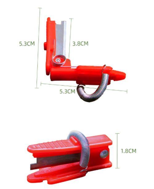Thumb Harvest Knife multi use for leaf picking and vegetable harvesting It works for cucumbers beans grapes suckering topping pruning Ideal for home and garden