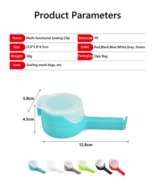 20Pcs Multi Purpose Food Sealing Clip Fresh Keeping（Cash on delivery is supported）