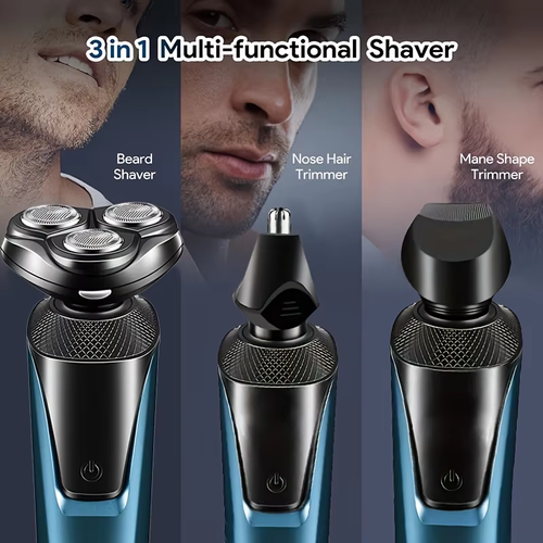 3 in 1 Electric Shaver Washable USB Rechargeable Grooming Kit（Cash on delivery is supported）