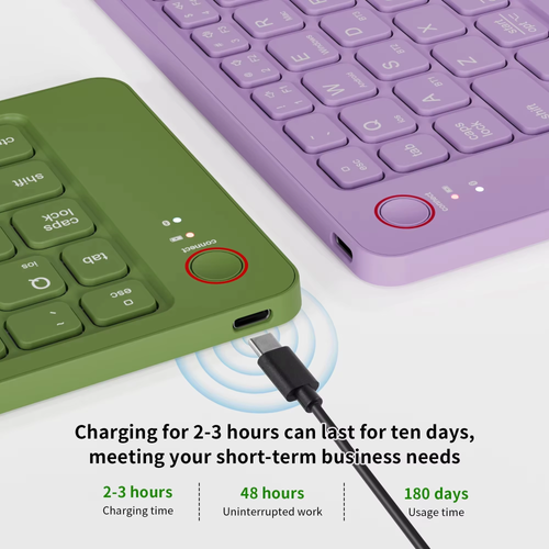 Portable Foldable Bluetooth Keyboard for Tablet and Laptop（Cash on delivery is supported）