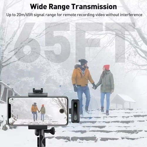 Wireless Lavalier Mic for Live Streaming and Outdoor Recording（Cash on delivery is supported）