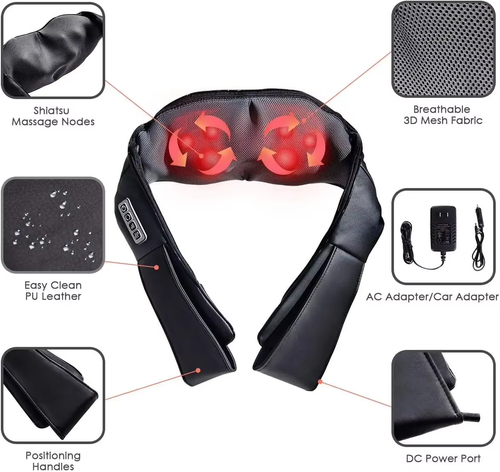 Electric Neck Shoulder Kneading Massager Home Use（Cash on delivery is supported）