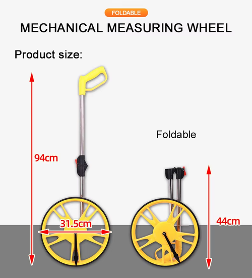 Foldable Handheld Mechanical Measuring Wheel（Cash on delivery is supported）