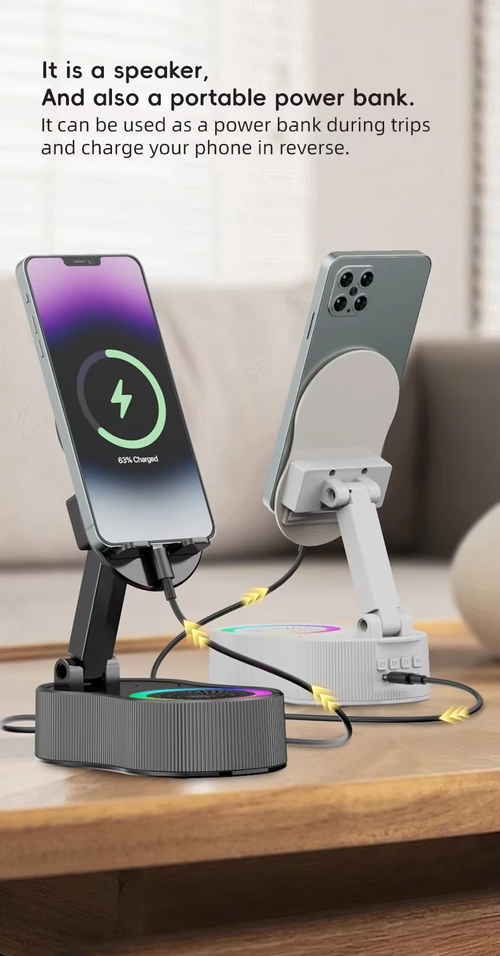 Sensor Stand Power Bank Bluetooth Speaker（Cash on delivery is supported）