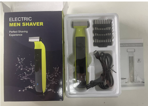 New Men's Electric Hair Trimmer - USB Rechargeable, Full Body Waterproof, Face & Leg Hair Shaver