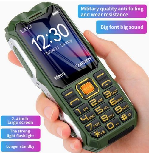 Military Grade Rugged Phone Your Unbreakable Daily Companion（Cash on delivery is supported）