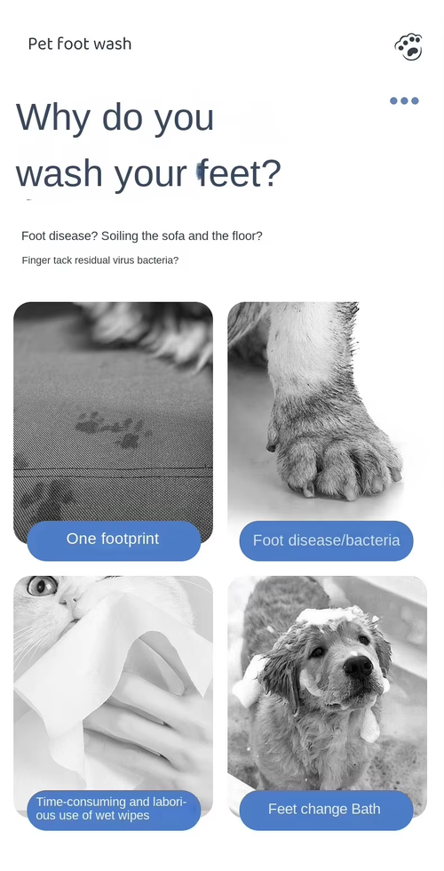 Portable Pet Paw Washer Dog Foot Cleaning Cup（Cash on delivery is supported）