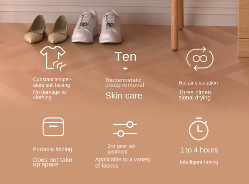 Portable Foldable Clothes Dryer for Home and Travel Use（Cash on delivery is supported）