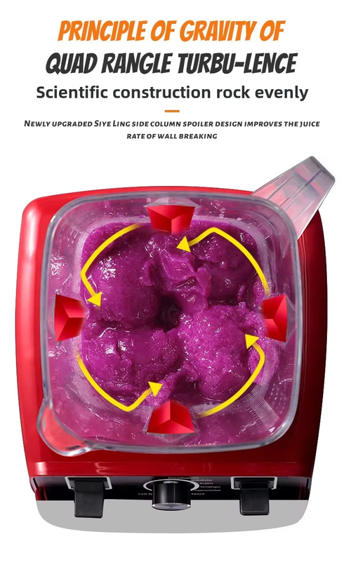 Blender and juicer Commercial blender Kitchen fruit and vegetable blender