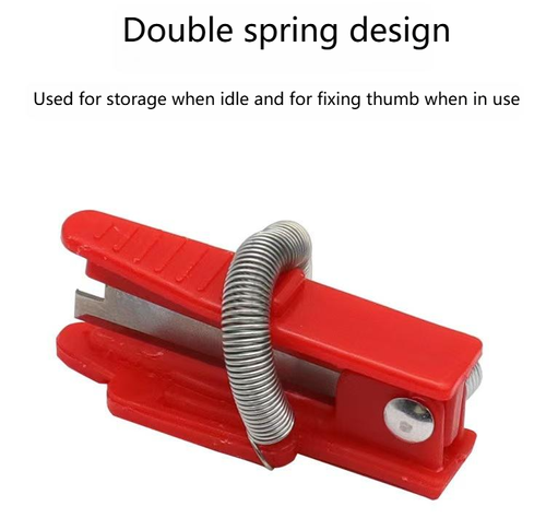 Thumb Harvest Knife multi use for leaf picking and vegetable harvesting It works for cucumbers beans grapes suckering topping pruning Ideal for home and garden