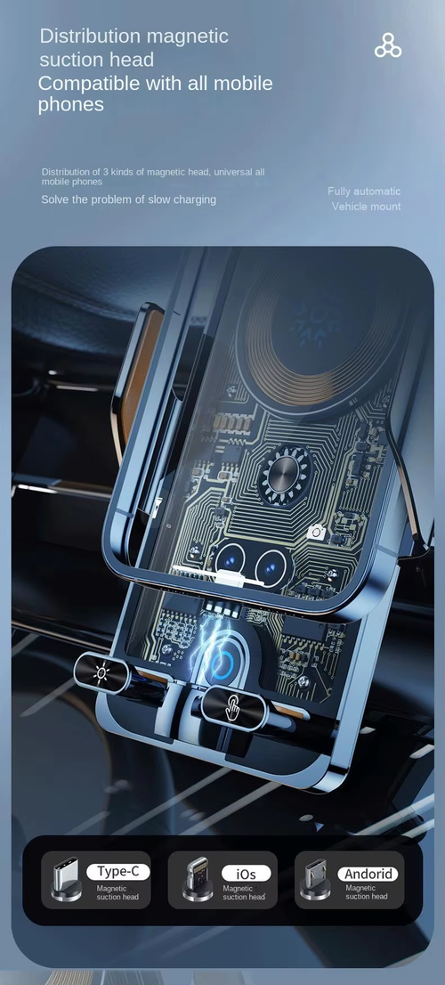 Super 66W Wireless Car Charger Magnetic Mount Auto Infrared Sensor（Cash on delivery is supported）