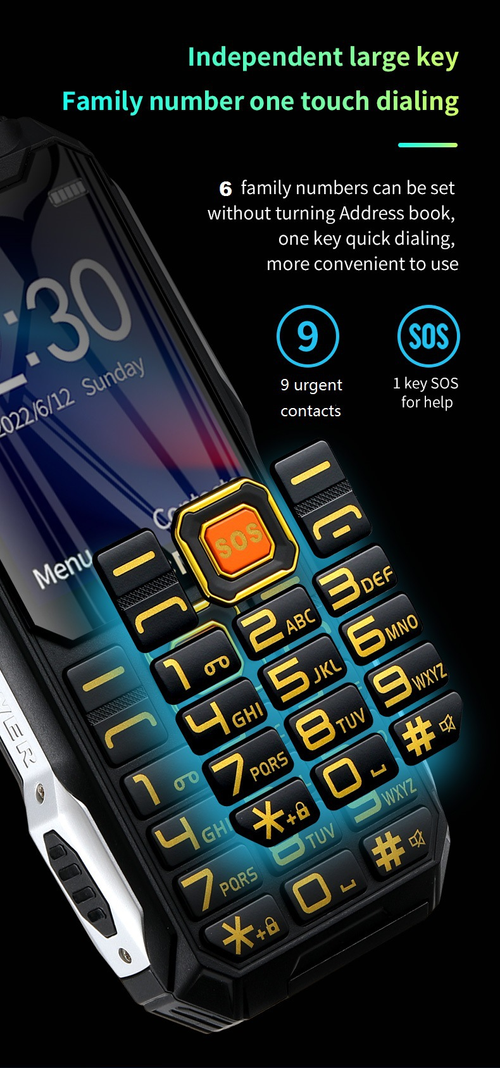 Military Grade Rugged Phone Your Unbreakable Daily Companion（Cash on delivery is supported）