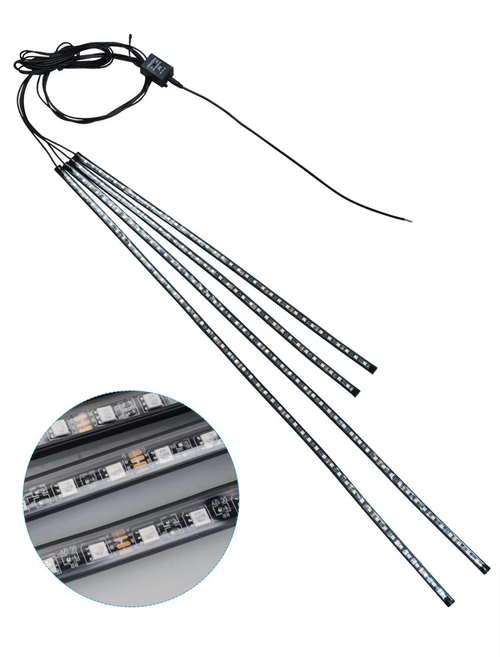 App and Remote Control LED Car Chassis Atmosphere Lights（Cash on delivery is supported）