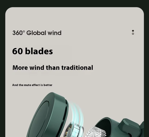 Portable Clip Fan For Neck And Waist（Cash on delivery is supported）