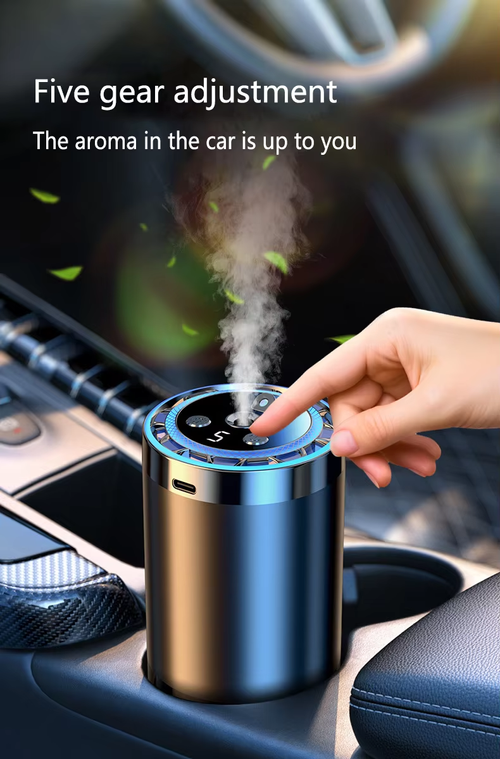 AI Smart Sensor Car Air Freshener Aromatherapy Diffuser – Premium Automatic Fragrance Machine for Vehicles