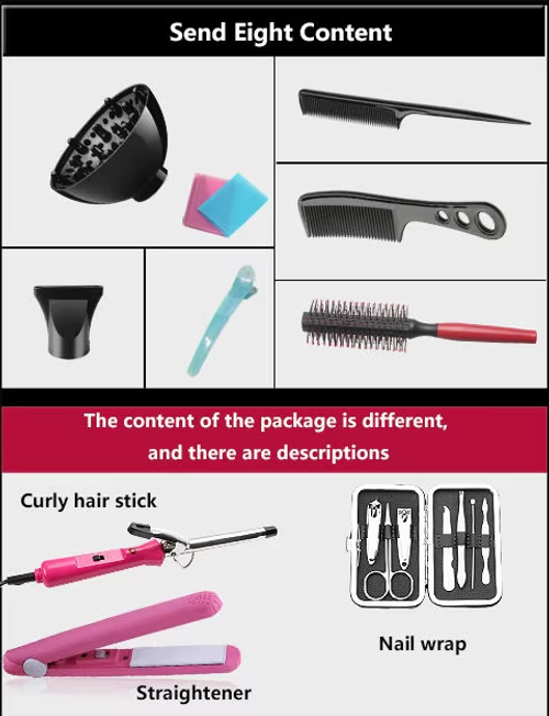 Hair Dryer Full Styling Tool Kit（Cash on delivery is supported）