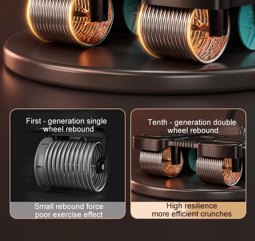 Home Fitness Ab wheel 4 wheels strong core trainer safe weight loss（Cash on delivery is supported）