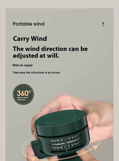 Portable Clip Fan For Neck And Waist（Cash on delivery is supported）