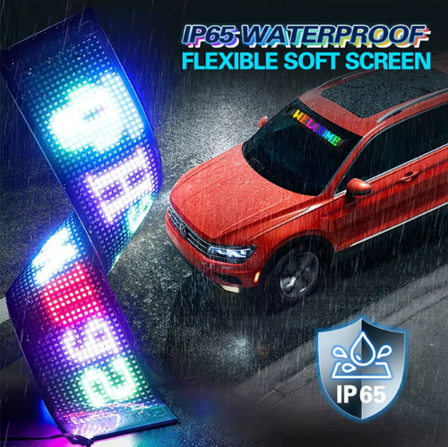 Custom LED Devil Eyes for Car, Animated DIY Windshield Lights（Cash on delivery is supported）