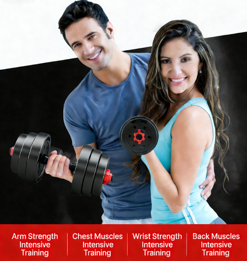 15KG Adjustable Dumbbell & Barbell Set（Cash on delivery is supported）