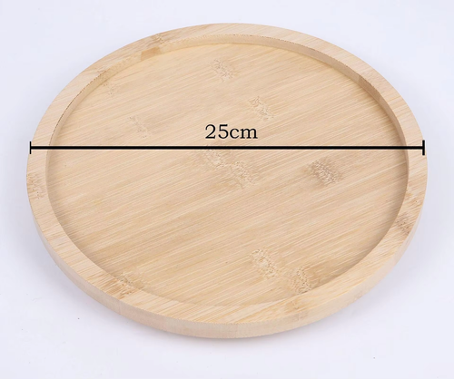 Portable Foldable Wood Sofa Arm Round Tray（Cash on delivery is supported）