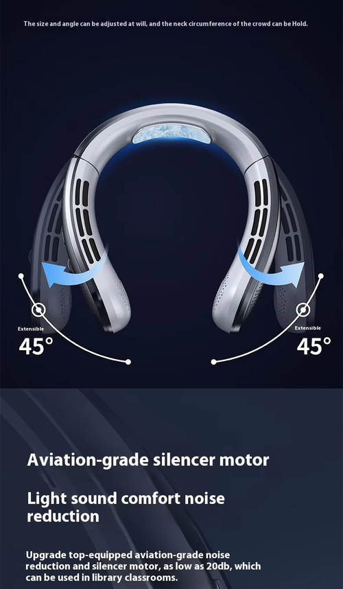 30Hrs Battery 100Speed Neck Fan Stay Cool（Cash on delivery is supported）