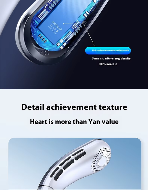 30Hrs Battery 100Speed Neck Fan Stay Cool（Cash on delivery is supported）