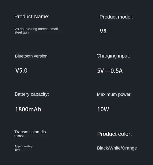 Transparent Mecha RGB Bluetooth Speaker 10W Dual Driver TWS USB Portable（Cash on delivery is supported）