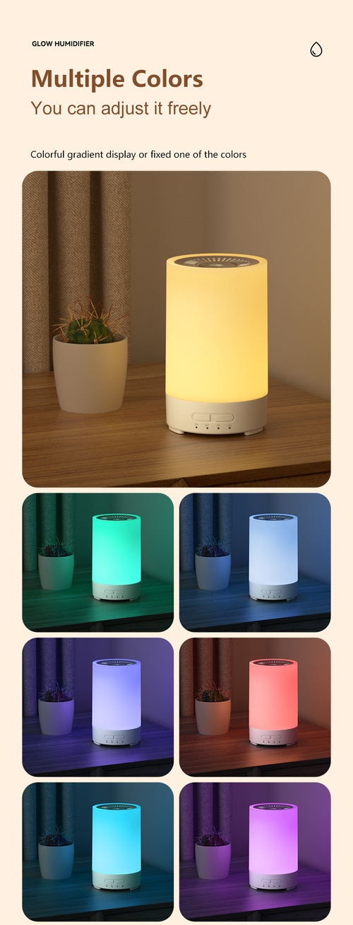 USB Humidifier Night Light Wood Grain Aroma Diffuser For Home Bedroom（Cash on delivery is supported）