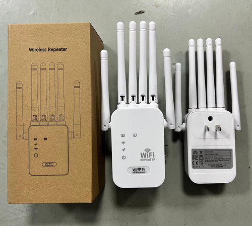 300M WiFi Repeater 6 Antennas Wall Penetration Boost Signal（Cash on delivery is supported）
