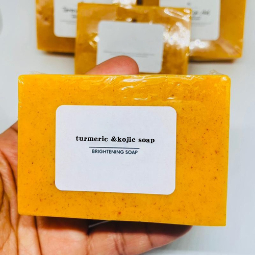Turmeric, Lemon, Kojic Acid & Ginger Handmade Cold Process Soap – Face & Body Wash