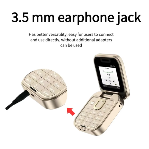 I16 Pro Dual SIM Dual Flip Phone（Cash on delivery is supported）